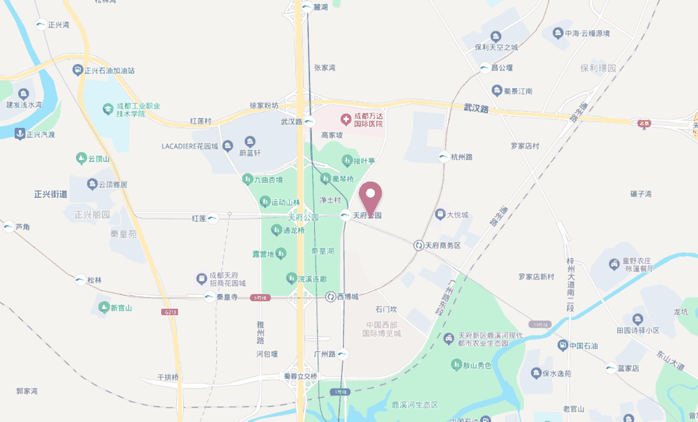 中铁卓越中心位置地图